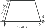 Лист нержавеющий AISI 316L 1х1250х2500
