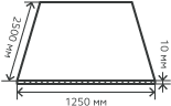 Лист нержавеющий AISI 316L 10х1250х2500